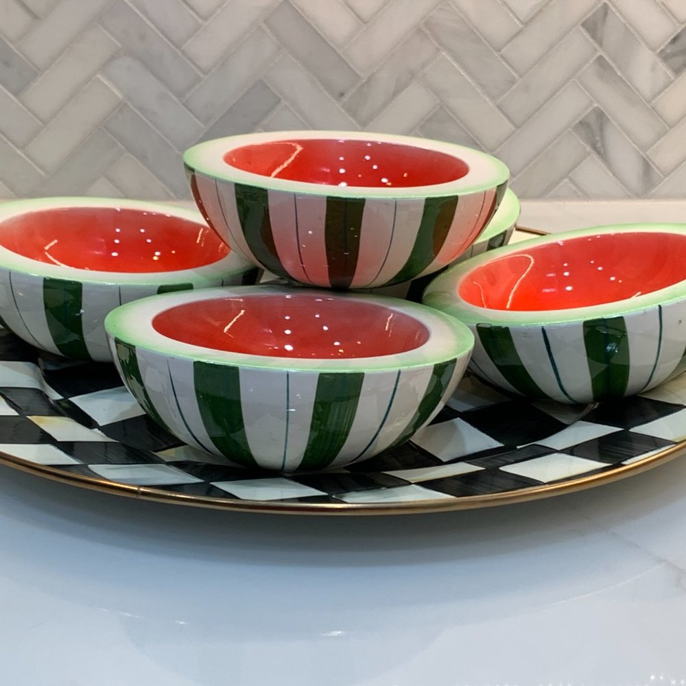 -1960 -'61 Holt Howard Melon Bowl Set: Midcentury Picnic Pop - Picture 11 of 15